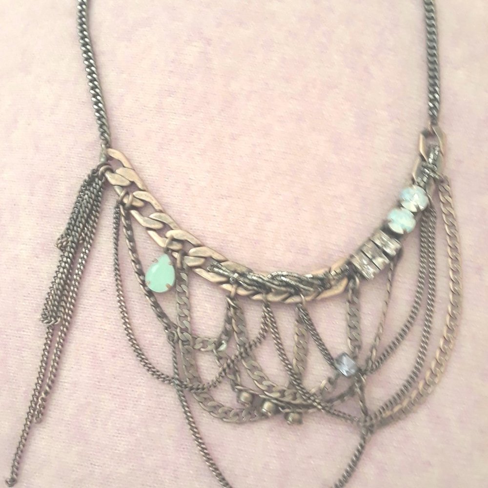 Juicy Couture Multi-Chain, Jeweled Statement Choker